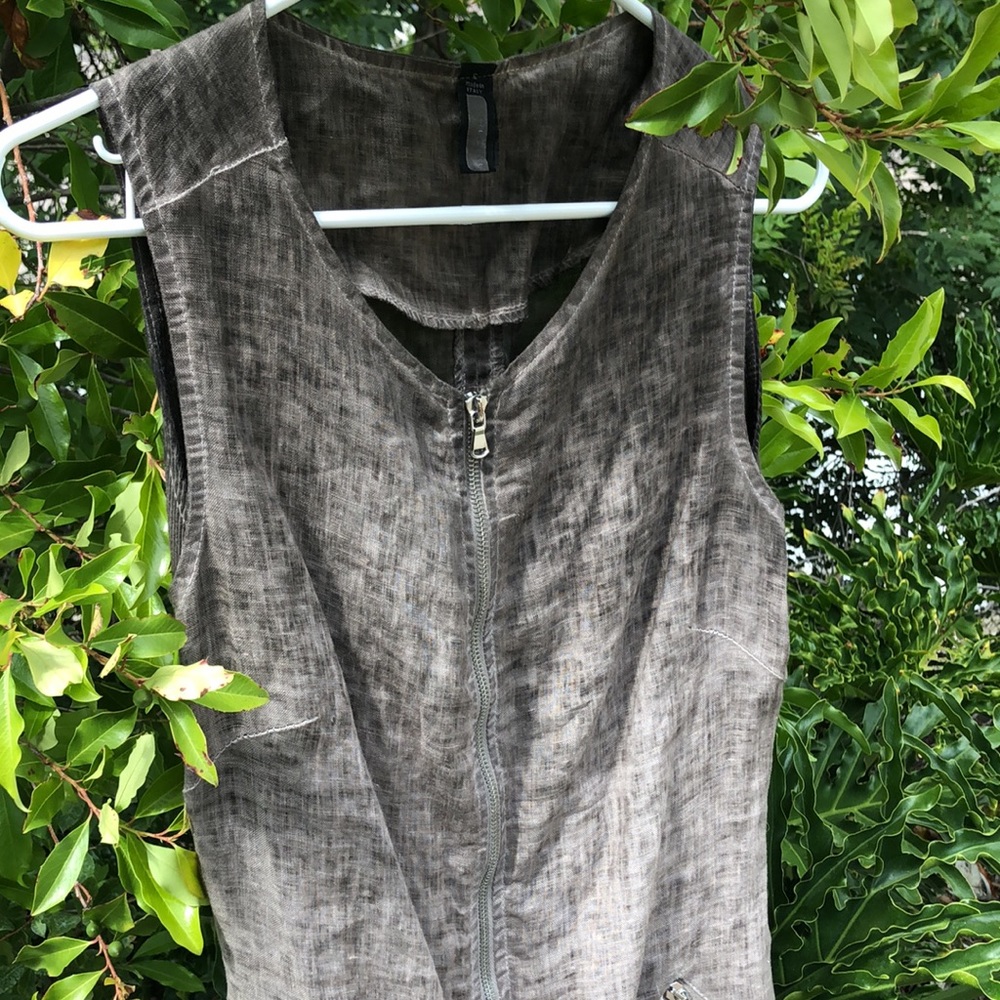 Inizio linen casual classic dress